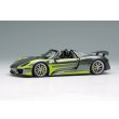 画像1: EIDOLON COLLECTION 1/43 Scale Porsche 918 Spyder Weissach Package 2011 Rear Wing Up Meteor Gray Metallic / Acid Green Stripe Limited Edition 80 pcs. (1)