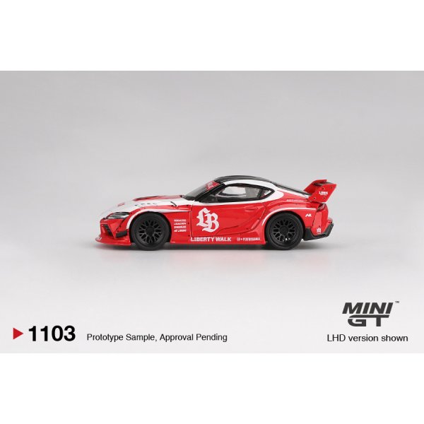画像4: MINI GT 1/64 LB★WORKS GR Supra Red/White (LHD) (4)