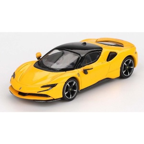 画像1: BBR 1/64 Ferrari SF90 Giallo Modena (Yellow) (1)