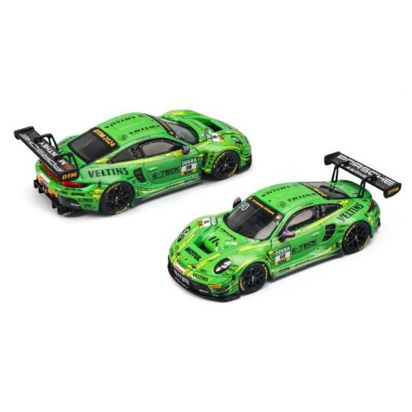 画像2: Tiny Trends Hobby 1/64 Porsche 911 GT3 R DTM 2024 Green (2)