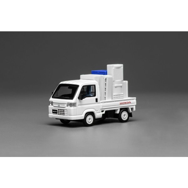 画像1: MOTORHELIX 1/64 Honda Acty Truck Taffeta White (1)