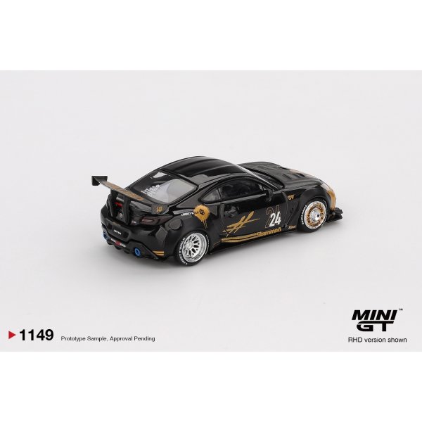 画像3: MINI GT 1/64 Toyota GR86 LB★Nation Black/Gold (RHD) (3)