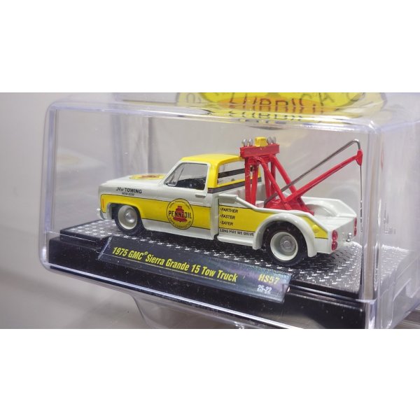 画像4: M2 Machines 1/64 1975 GMC Sierra Grande 15 Tow Truck Pennzoil Safe Lubrication livery (4)
