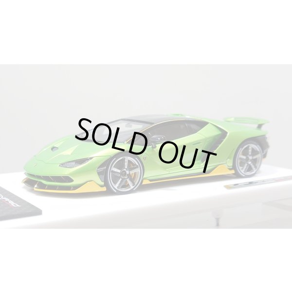 画像1: EIDOLON 1/43 Lamborghini Centenario LP770-4 2016 Rear Wing up Giallo Verde Pearl Limited 32 pcs. (1)