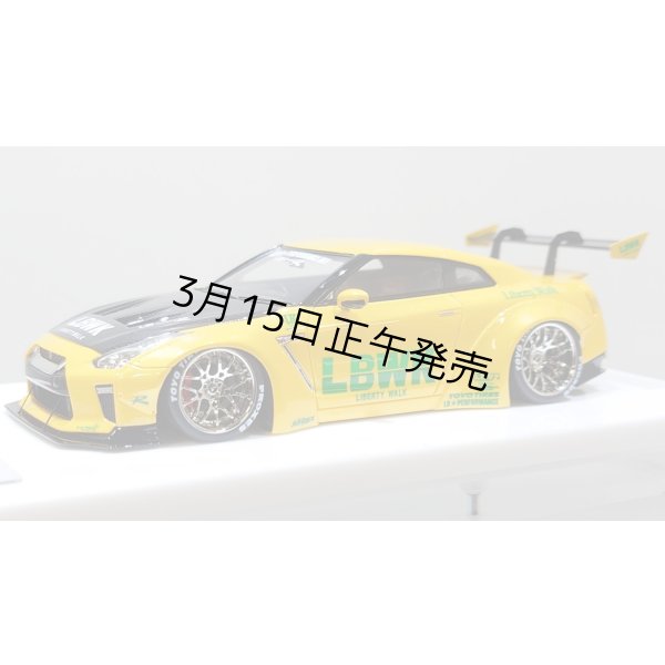 画像2: EIDOLON 1/43 LB WORKS GT-R Type 1.5 (LB-Silhouette GT Wing) Grande Giallo Pear Limited 32 pcs. (2)