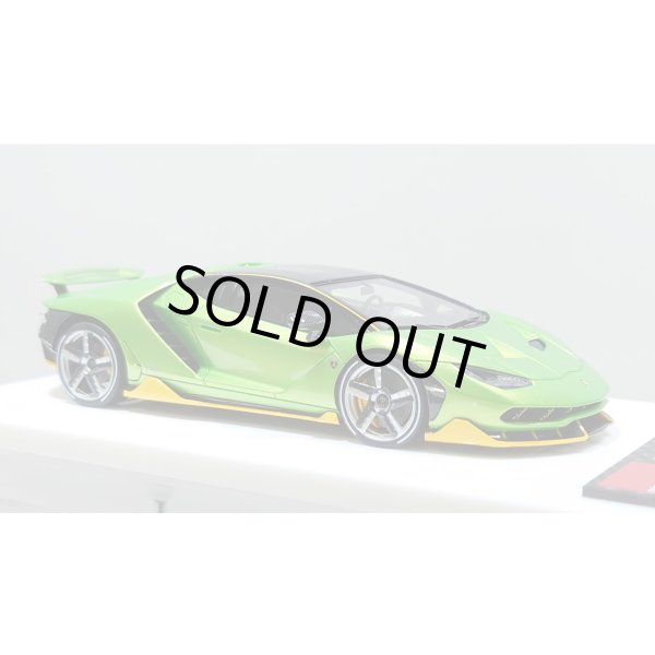 画像5: EIDOLON 1/43 Lamborghini Centenario LP770-4 2016 Rear Wing up Giallo Verde Pearl Limited 32 pcs. (5)