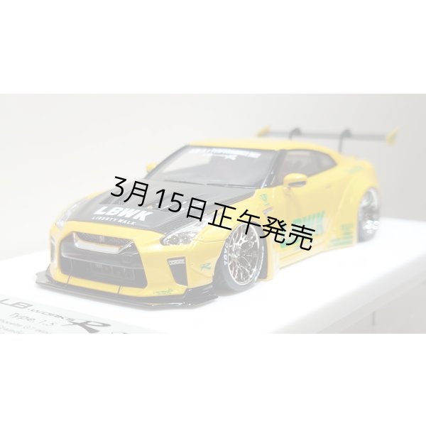 画像10: EIDOLON 1/43 LB WORKS GT-R Type 1.5 (LB-Silhouette GT Wing) Grande Giallo Pear Limited 32 pcs. (10)