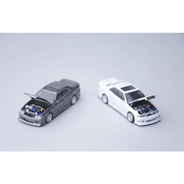 画像6: MODEL 1 1/64 Toyota Chaser JZX100 Custom Version Pearl White (6)