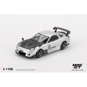 画像: MINI GT 1/64 Mazda RX-7 RE Amemiya Silver Metallic (RHD)