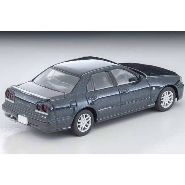 画像2: TOMYTEC 1/64 Limited Vintage NEO Nissan Skyline 4-Door Sports Sedan 25GT-X (Dark Blue) (2)