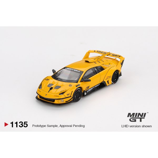 画像2: MINI GT 1/64 LB-Silhouette WORKS Lamborghini Murciélago GT EVO Yellow (RHD) (2)