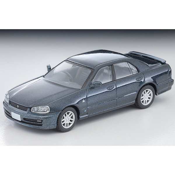 画像1: TOMYTEC 1/64 Limited Vintage NEO Nissan Skyline 4-Door Sports Sedan 25GT-X (Dark Blue) (1)