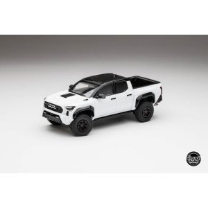 画像: GCD 1/64 DiecastTalk Customized Model Toyota Tacoma TRD PRO ICE CAP WHITE
