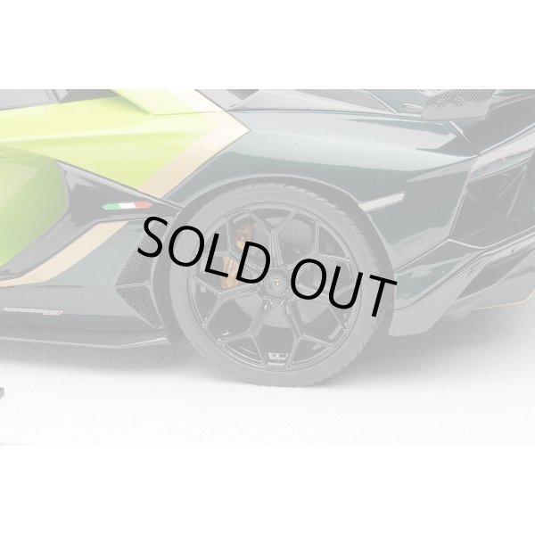 画像10: EIDOLON 1/18 Lamborghini Aventador SVJ Roadster 2020 Ad Personam 2-tone paint Verde Scandal / Verde Hydra Limited 70 pcs. (10)