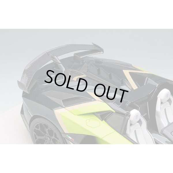 画像7: EIDOLON 1/18 Lamborghini Aventador SVJ Roadster 2020 Ad Personam 2-tone paint Verde Scandal / Verde Hydra Limited 70 pcs. (7)