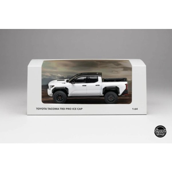 画像7: GCD 1/64 DiecastTalk Customized Model Toyota Tacoma TRD PRO ICE CAP WHITE (7)