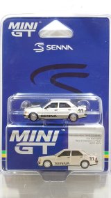 画像: MINI GT 1/64 Mercedes-Benz 190E 2.3-16 Nürburgring "Race of Champions" 1984 #11 with Ayrton Senna Figure (LHD) [Blister Packaging]