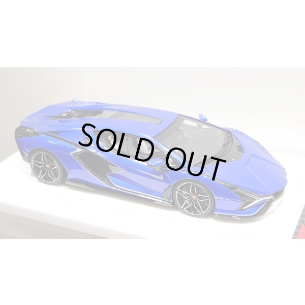 画像12: EIDOLON 1/43 Lamborghini Sian FKP 37 2019 with Stripe Lobellia Blue Limited 32 pcs. (12)