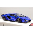 画像6: EIDOLON 1/43 Lamborghini Sian FKP 37 2019 with Stripe Lobellia Blue Limited 32 pcs. (6)