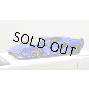 画像: EIDOLON 1/43 Lamborghini Sian FKP 37 2019 with Stripe Lobellia Blue Limited 32 pcs.