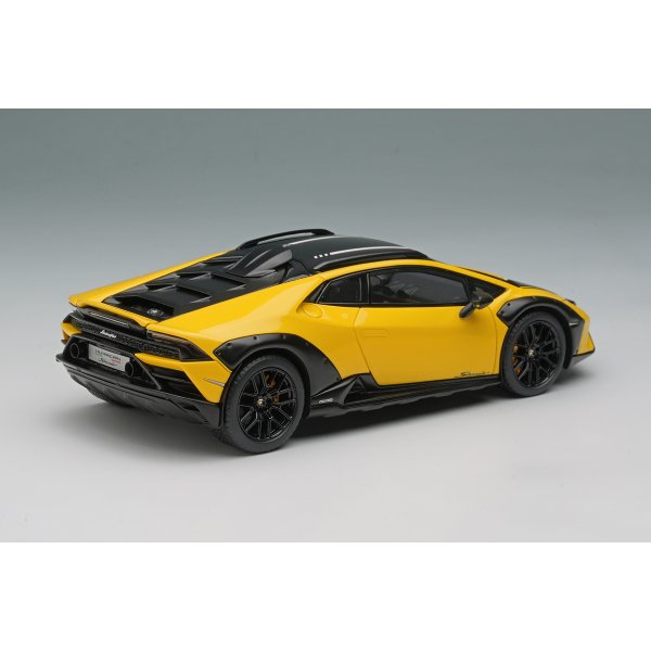 画像4: EIDOLON 1/43 Lamborghini Huracan Sterrato 2024 Giallo Inti / White Black Stripe Limited 60 pcs. (4)