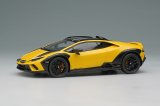 画像: EIDOLON 1/43 Lamborghini Huracan Sterrato 2024 Giallo Inti / White Black Stripe Limited 60 pcs.