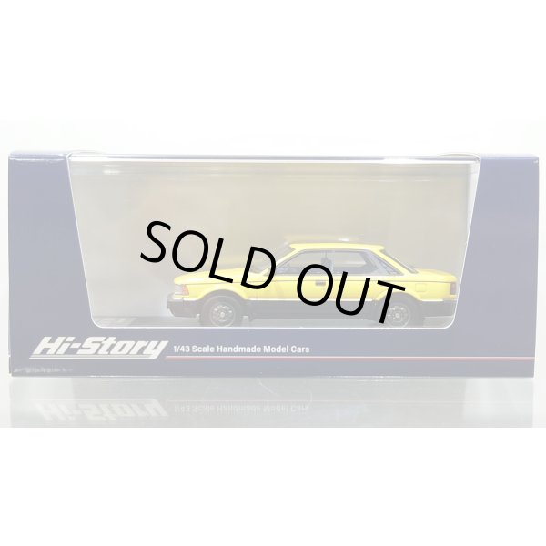画像1: Hi Story 1/43 NISSAN BLUEBIRD 4DOOR HARDTOP TURBO SSS-S (1983) Yellow Two-Tone (1)