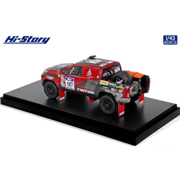 画像5: Hi Story 1/43 MITSUBISHI TRITON Asia Cross Country Rally 2024 (Short Body) No. 107 (5)