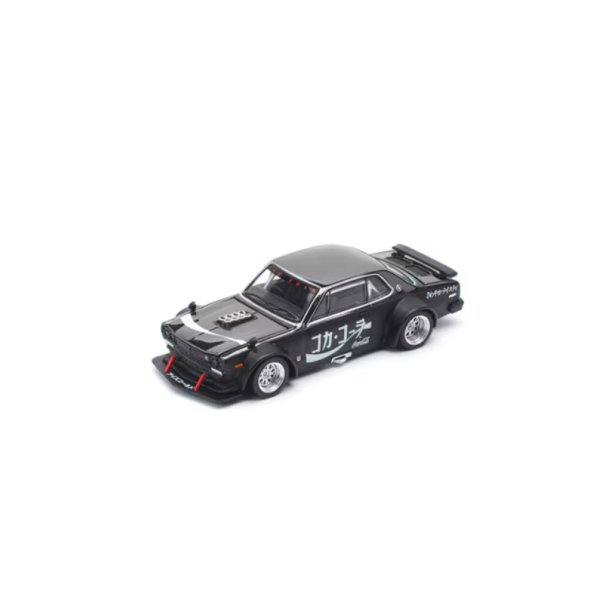 画像8: POP RACE 1/64 SKYLINE GT-R DRIFT (HAKOSUKA) - COCA COLA ZERO JP BLACK CHROME (8)