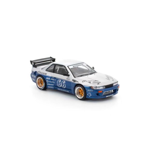 画像1: POP RACE 1/64 Pandem Silvia S13 Moontech Blue (1)