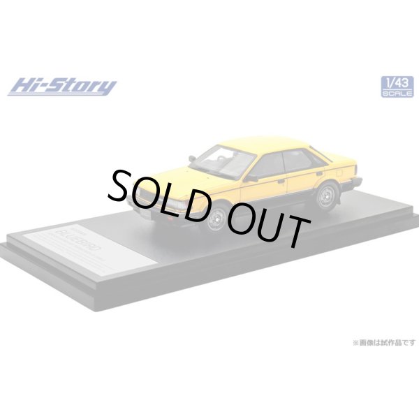 画像2: Hi Story 1/43 NISSAN BLUEBIRD 4DOOR HARDTOP TURBO SSS-S (1983) Yellow Two-Tone (2)