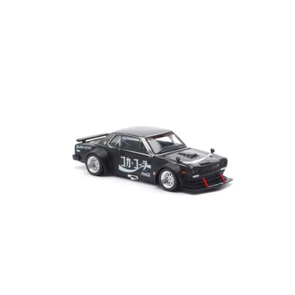 画像6: POP RACE 1/64 SKYLINE GT-R DRIFT (HAKOSUKA) - COCA COLA ZERO JP BLACK CHROME (6)
