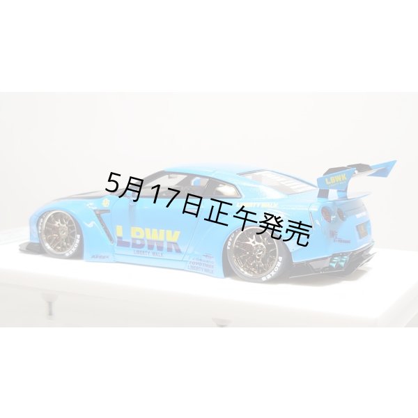 画像4: EIDOLON 1/43 LB WORKS GT-R Type 1.5 (LB-Silhouette GT Wing) Azzurro Pear Limited 32 pcs. (4)