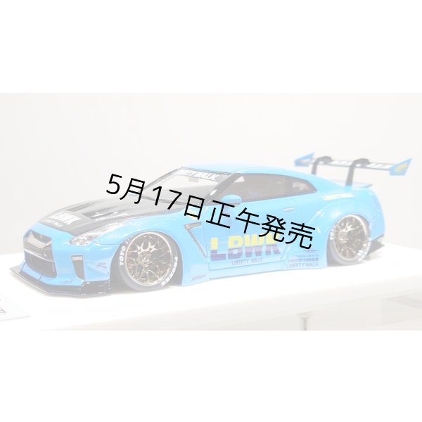 画像2: EIDOLON 1/43 LB WORKS GT-R Type 1.5 (LB-Silhouette GT Wing) Azzurro Pear Limited 32 pcs. (2)