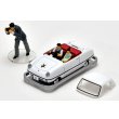 画像1: TOMYTEC 1/64 Limited Vintage こどもの国×TLV Kuni x TLV Datsun Baby No. 6 (White) with Figure (1)