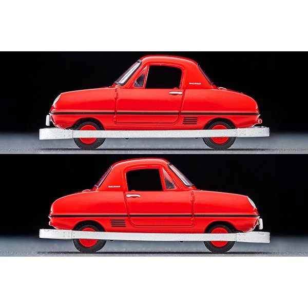 画像4: TOMYTEC 1/64 Limited Vintage こどもの国×TLV Datsun Baby Restored Car (Red) with Figure (4)