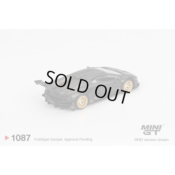 画像2: MINI GT 1/64 LB★WORKS Lamborghini Aventador Limited Edition Matte Black (LHD) (2)