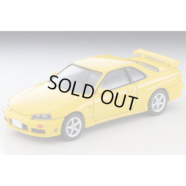 画像1: TOMYTEC 1/64 Limited Vintage NEO Nissan Skyline 2-Door Sports Coupe 25GT TURBO with Optional Parts (Yellow) 1998 (1)