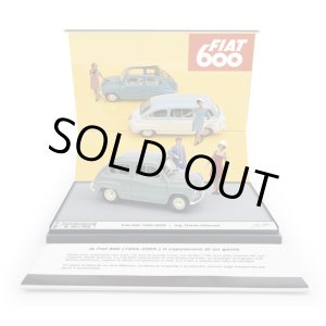 画像: BRUMM 1/43 Fiat 600 1st Series Sedan 1955 Light Green 70th Anniversary Model Dante Giacosa