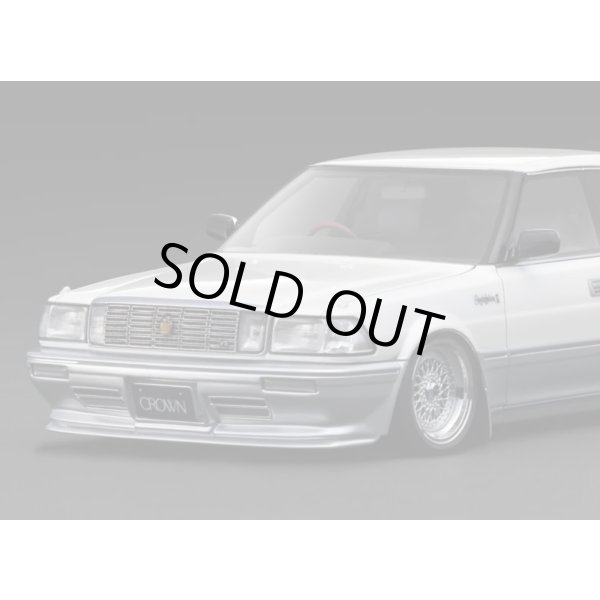画像4: ignition model 1/18 TOYOTA CROWN Royal Saloon G (130) Pearl White/Silver (4)