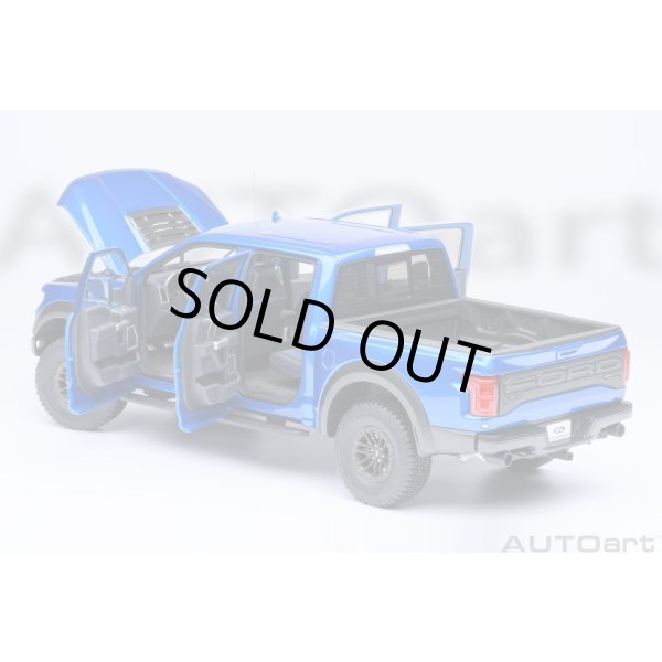 画像16: AUTOart 1/18 Ford F-150 Raptor Supercrew 2019 (Metallic Blue) (16)