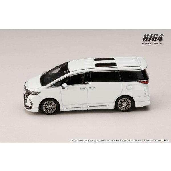 画像4: Hobby Japan 1/64 Toyota Alphard Z (H40W) / Genuine Option Platinum White Pearl Mica (4)