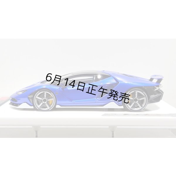 画像3: EIDOLON 1/43 Lamborghini Centenario LP770-4 2016 Rear Wing up Lobellia Blue Limited 32 pcs. (3)