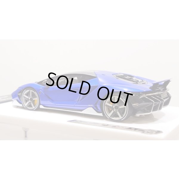 画像3: EIDOLON 1/43 Lamborghini Centenario LP770-4 2016 Rear Wing up Lobellia Blue Limited 32 pcs. (3)