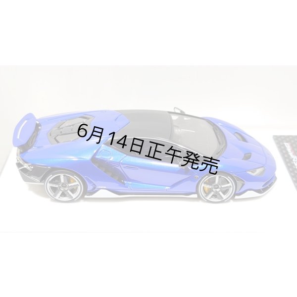 画像9: EIDOLON 1/43 Lamborghini Centenario LP770-4 2016 Rear Wing up Lobellia Blue Limited 32 pcs. (9)