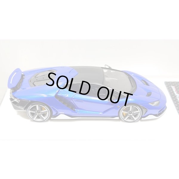画像8: EIDOLON 1/43 Lamborghini Centenario LP770-4 2016 Rear Wing up Lobellia Blue Limited 32 pcs. (8)