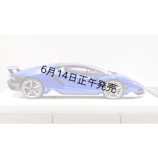 画像7: EIDOLON 1/43 Lamborghini Centenario LP770-4 2016 Rear Wing up Lobellia Blue Limited 32 pcs. (7)