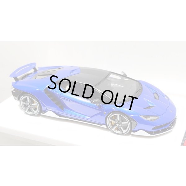 画像11: EIDOLON 1/43 Lamborghini Centenario LP770-4 2016 Rear Wing up Lobellia Blue Limited 32 pcs. (11)