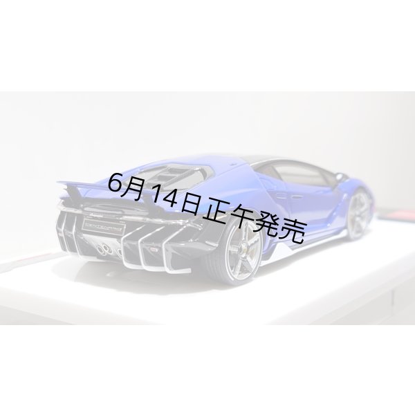 画像11: EIDOLON 1/43 Lamborghini Centenario LP770-4 2016 Rear Wing up Lobellia Blue Limited 32 pcs. (11)