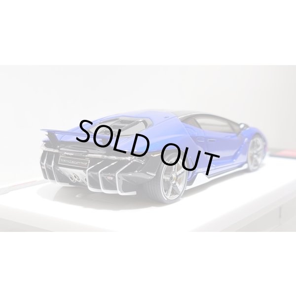 画像10: EIDOLON 1/43 Lamborghini Centenario LP770-4 2016 Rear Wing up Lobellia Blue Limited 32 pcs. (10)